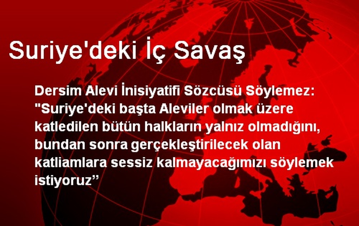 Suriye\'deki İç Savaş