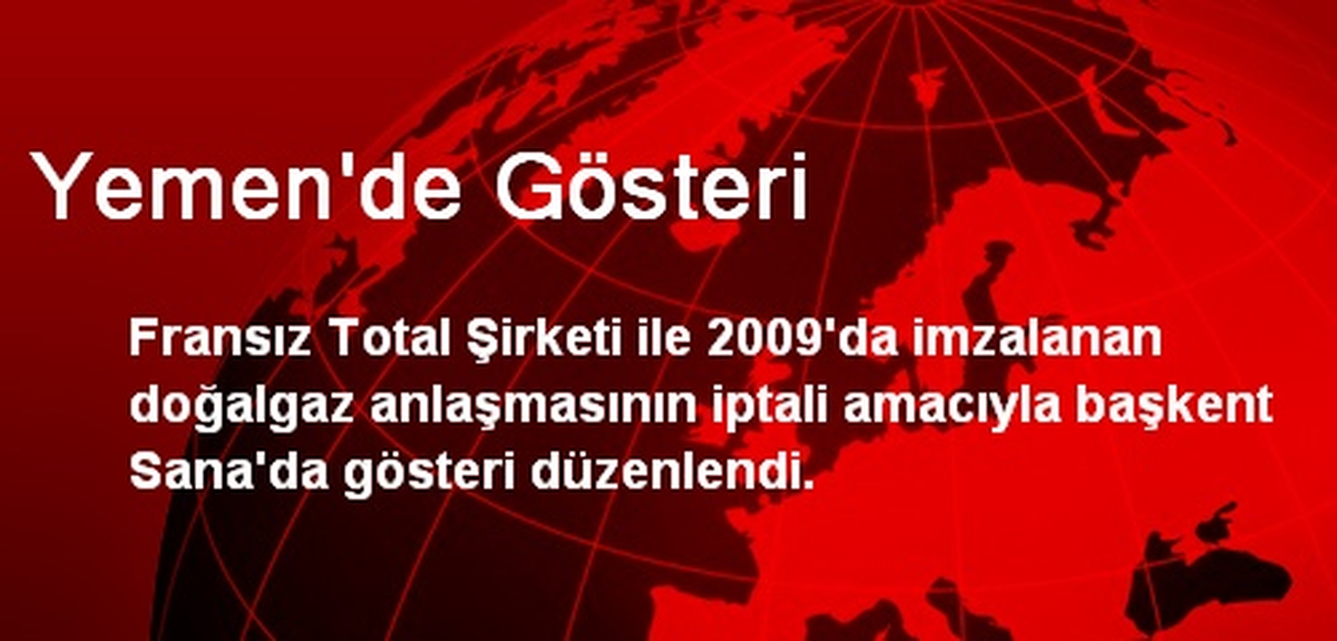 Yemen\'de Gösteri