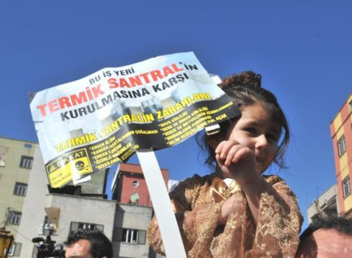 Şırnak\'ta Termik Santral Protestosu