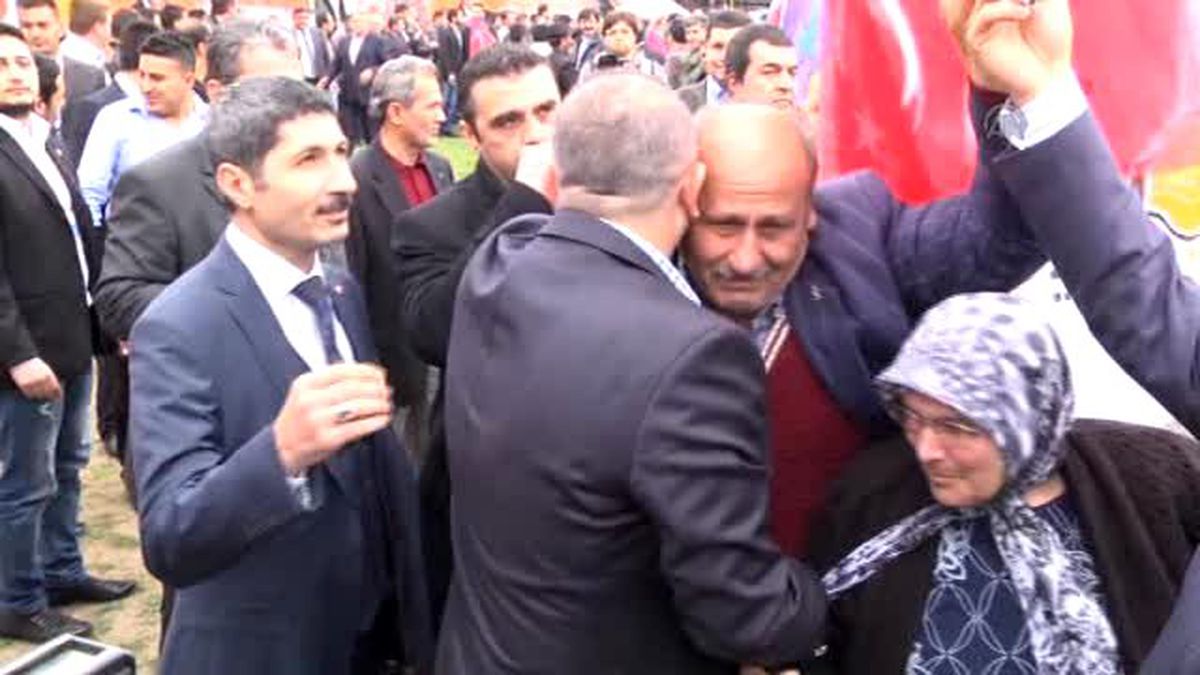 Çavuşoğlu ve Türel, aday tanıtım toplantısına katıldı -