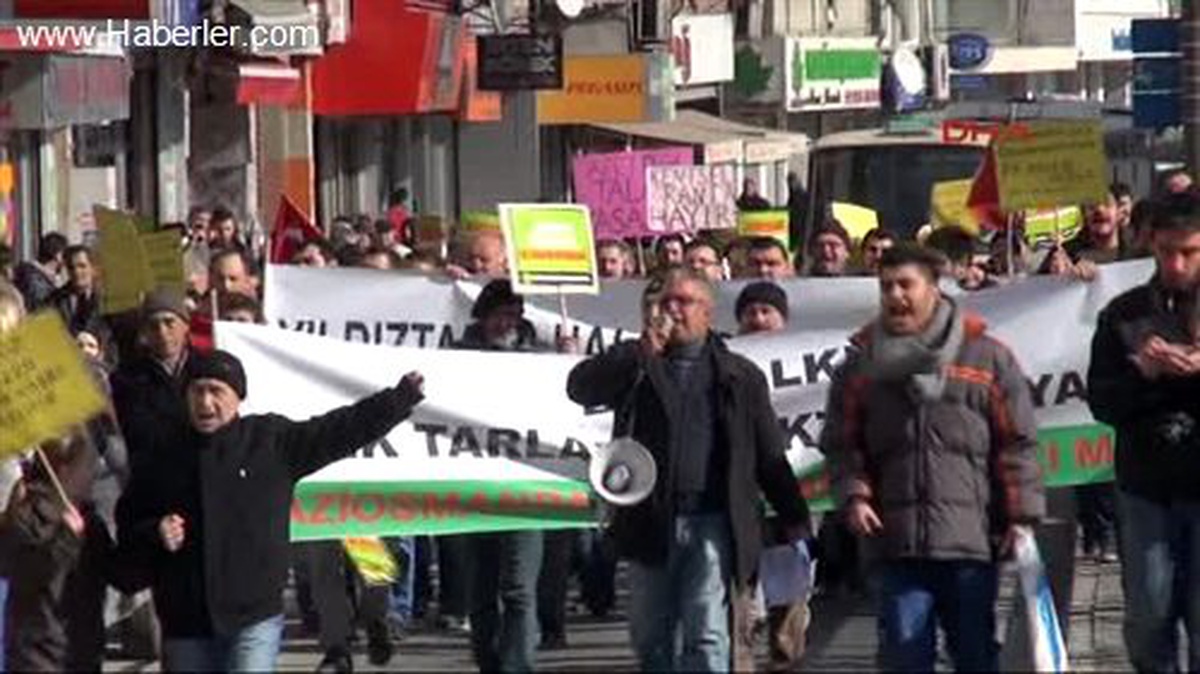 Gaziosmanpaşa Sakinlerinden Kentsel Dönüşüm Protestosu