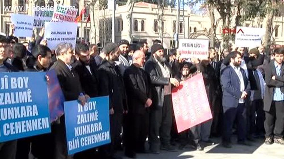 Mustazaflar Cemiyeti Lice\'de Yaşanan Olayları Protesto Etti