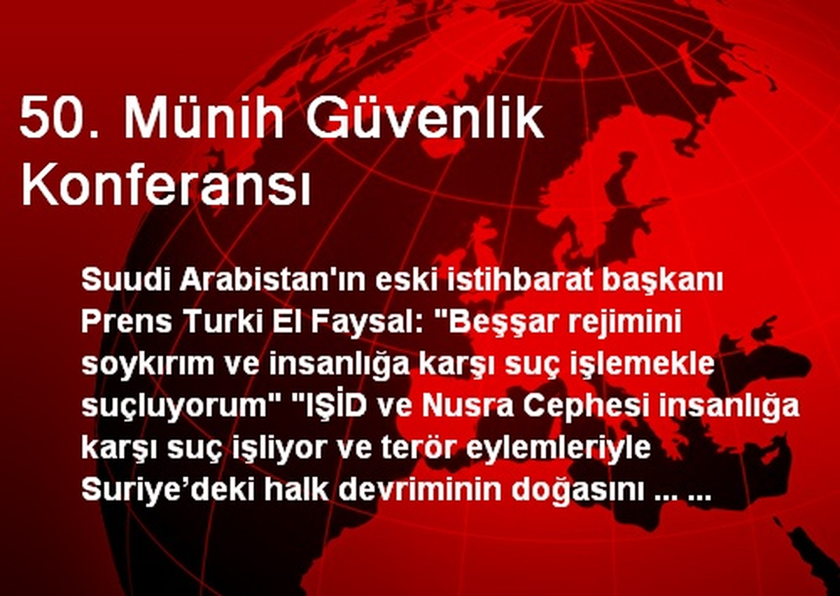 50. Münih Güvenlik Konferansı