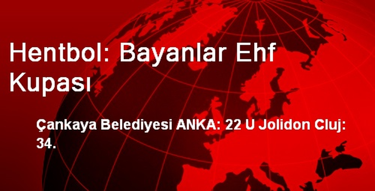 Hentbol: Bayanlar Ehf Kupası