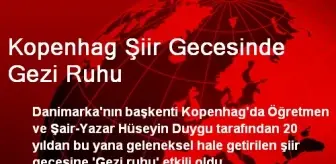 Kopenhag Şiir Gecesinde Gezi Ruhu