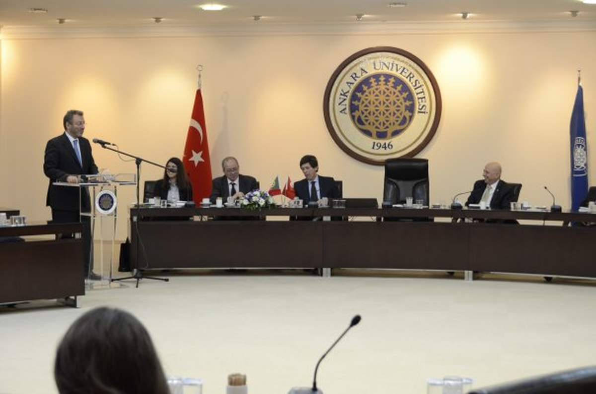 Ankara Üniversitesi Prof. Dr. Nuno Crato\'yu Ağırladı