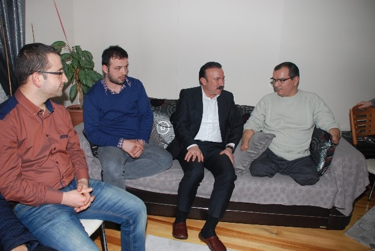 Başkan Doğan Gazi Hakan Balgı\'yı Ziyaret Etti