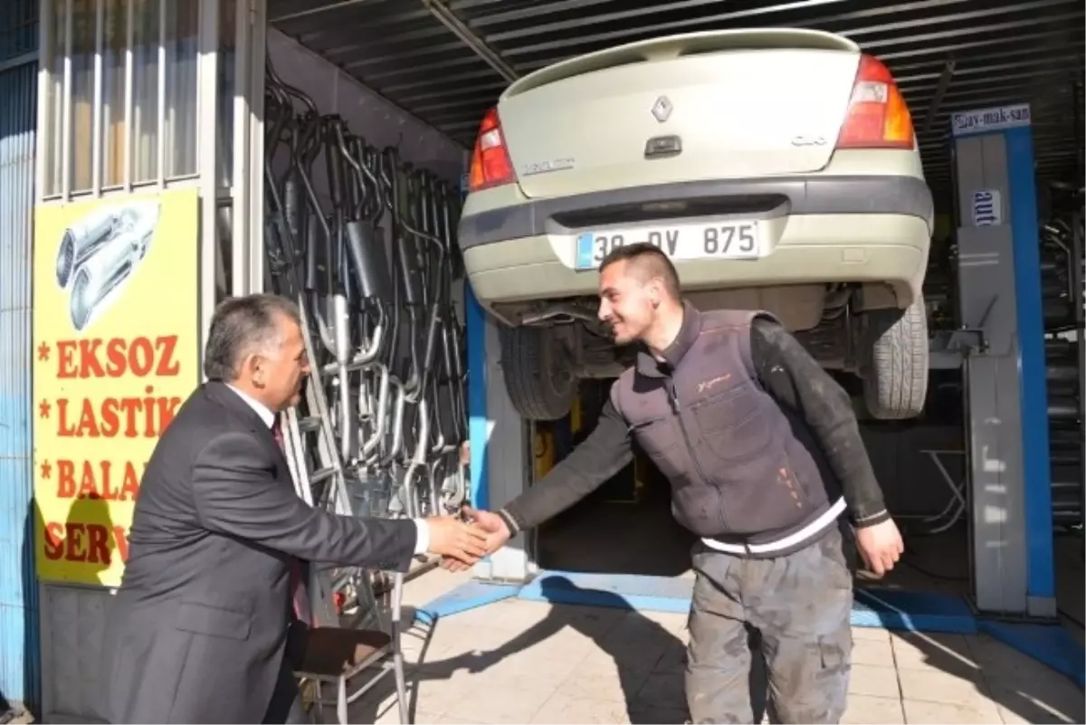 Büyükkılıç, Sanayi Esnafını Ziyaret Etti