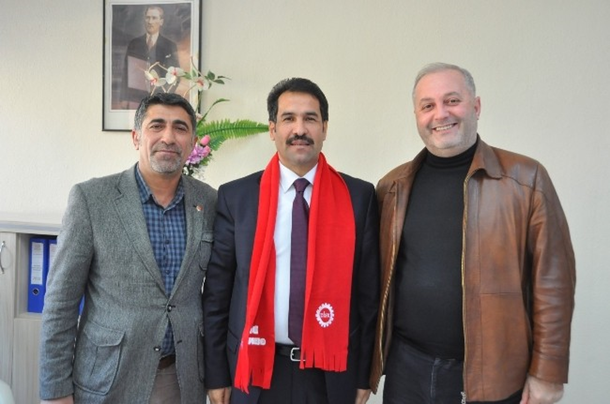 Genel İş Sendikası Başkan Yaman\'ı Ziyaret Etti