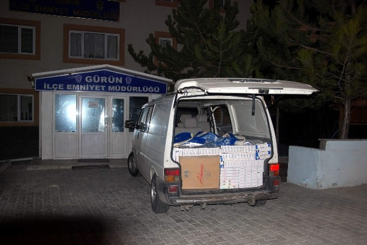 Gürün\'de 22 Bin Paket Kaçak Sigara Ele Geçirildi