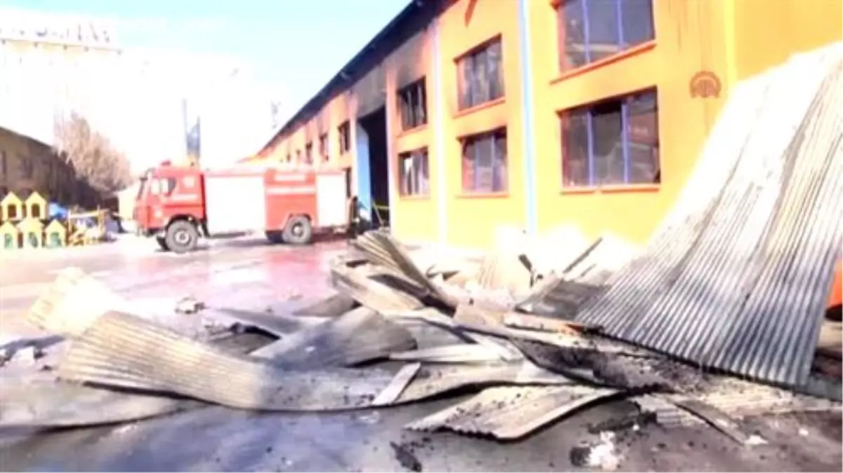 Kargo şirketi deposundaki yangın (2) -