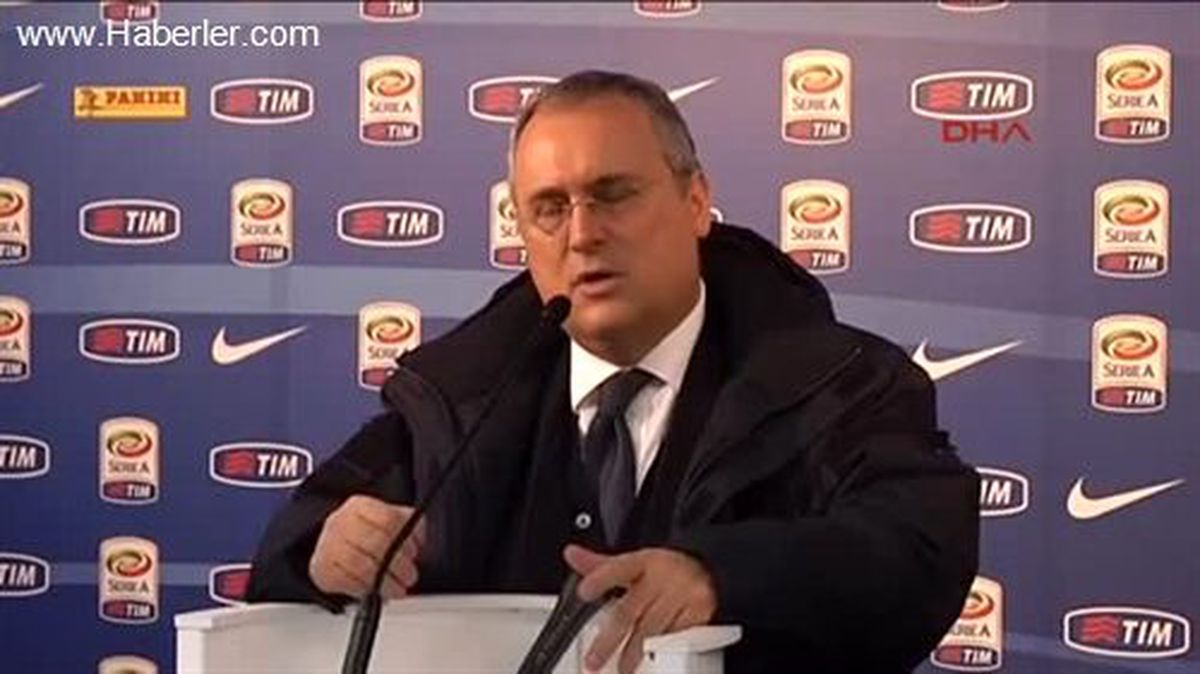 Lazio Başkanı Lotito\'ya Basın Toplantısında Tehdit Telefonu Geldi
