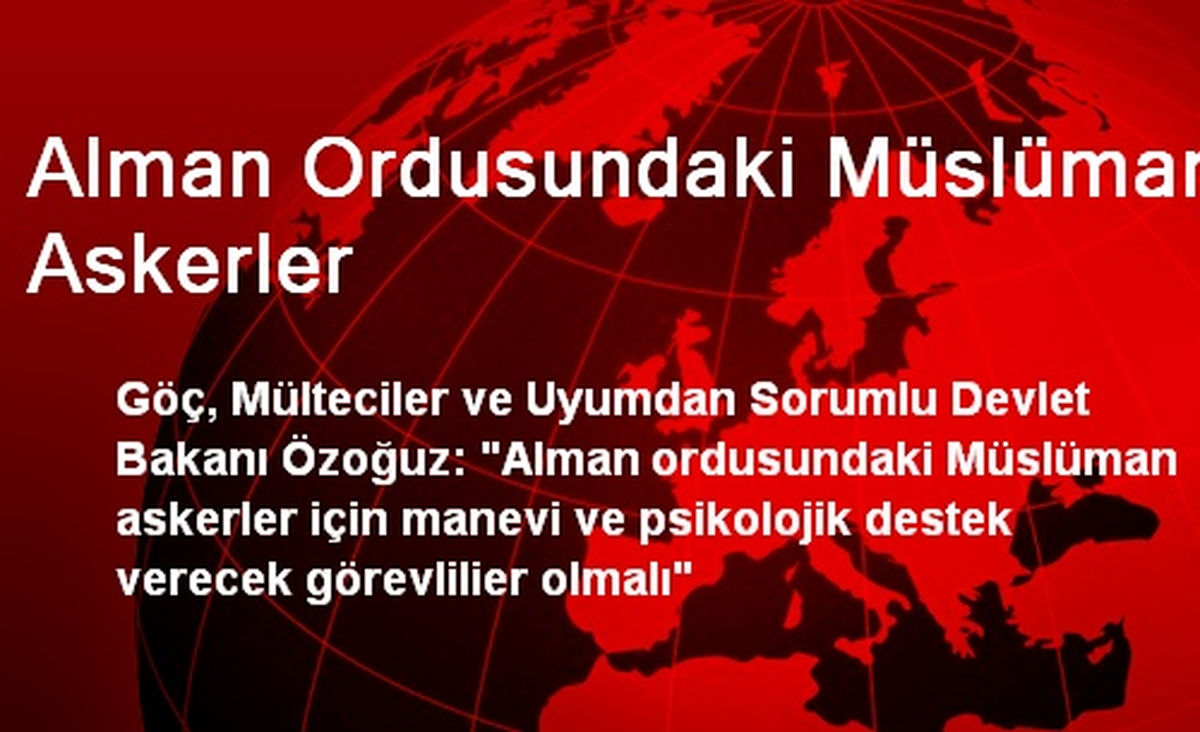 Alman Ordusundaki Müslüman Askerler