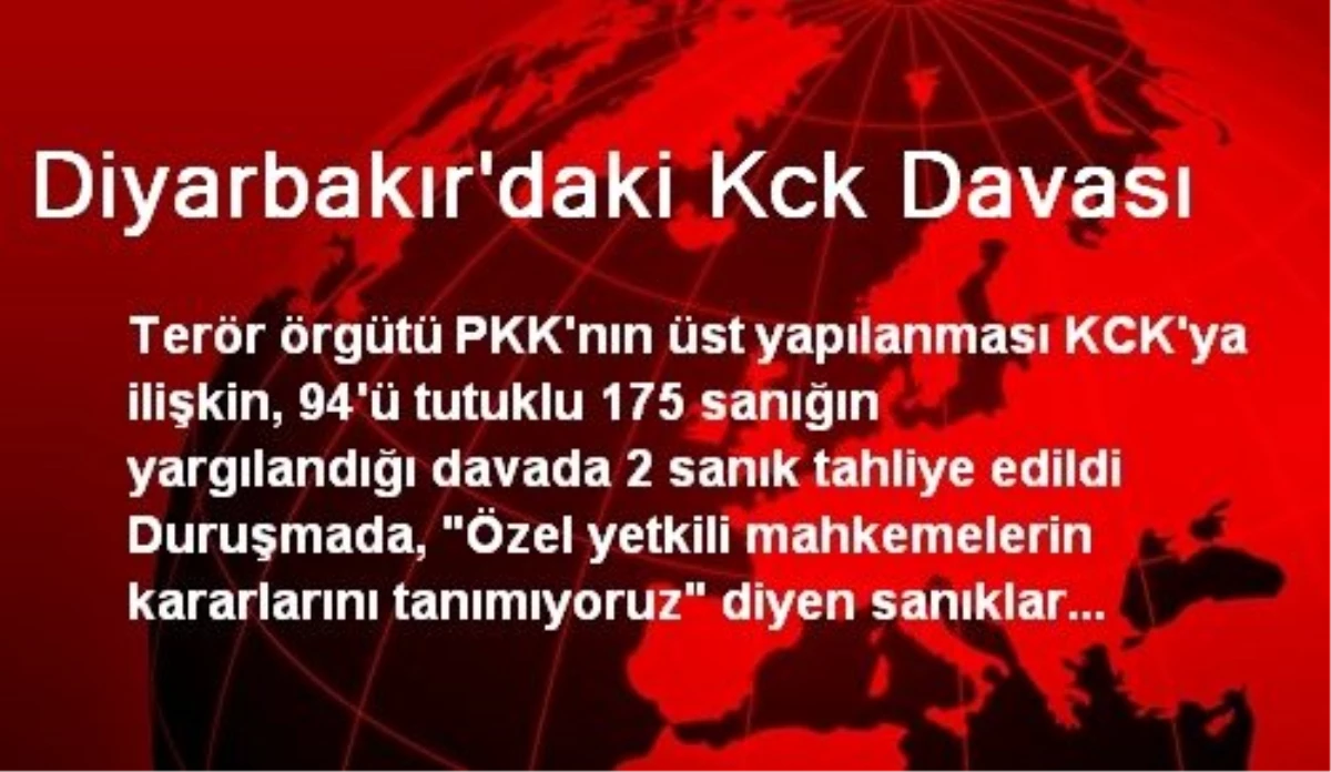 Diyarbakır\'daki Kck Davası