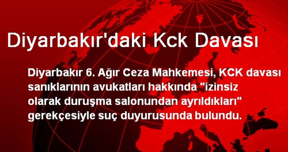 Diyarbakır\'daki Kck Davası