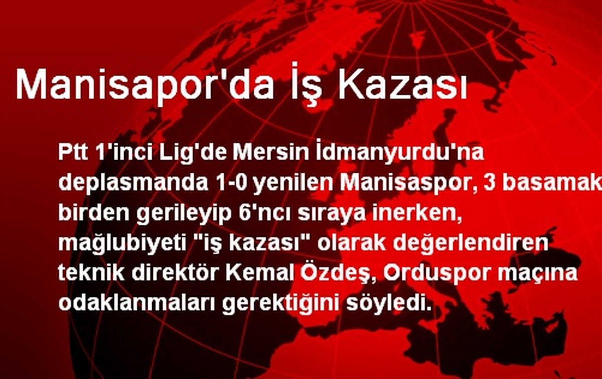 Manisapor\'da İş Kazası