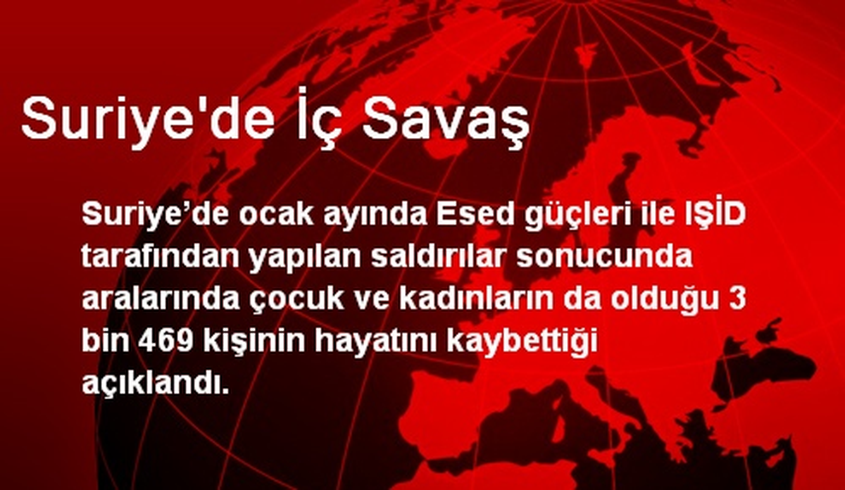 Suriye\'de İç Savaş