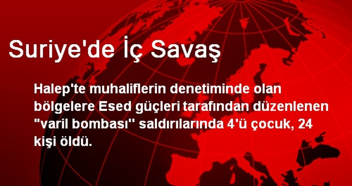 Suriye\'de İç Savaş