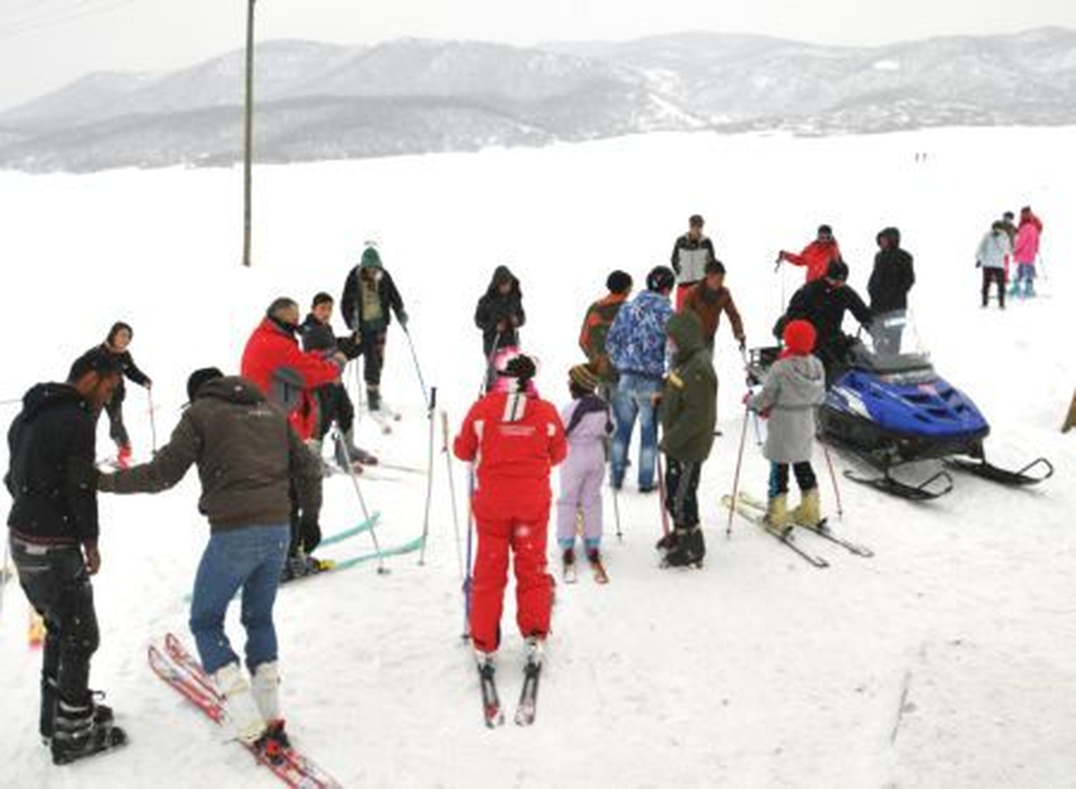 Ovacık\'ta Kayak Keyfi