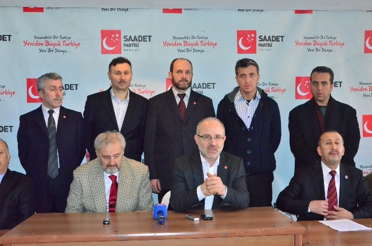 Saadet Partisi Kozlu\'da Yusuf Çetin\'i Aday Gösterdi