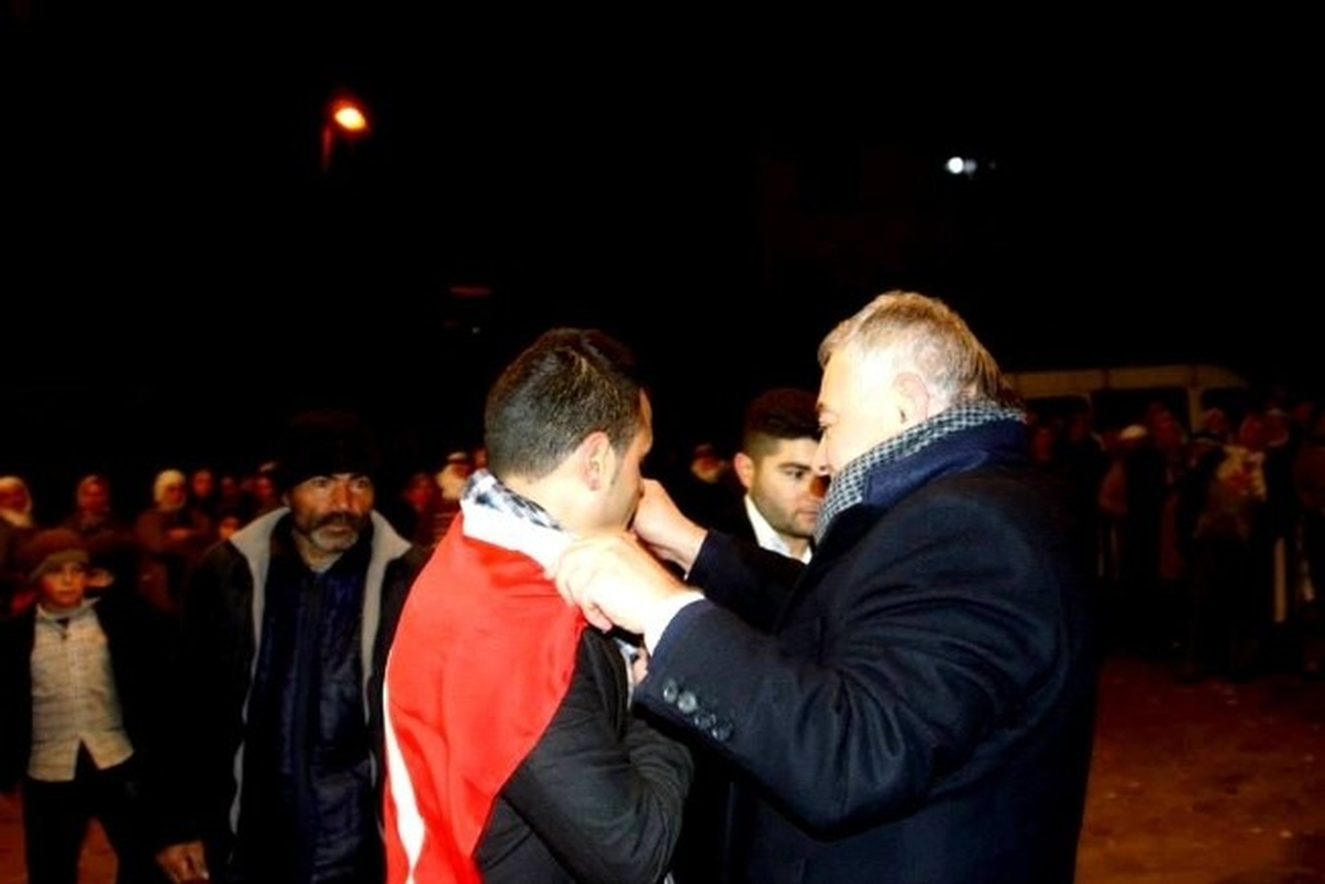 Sarıgöl CHP Belediye Başkan Adayı Yusuf Özkan, Asker Uğurladı