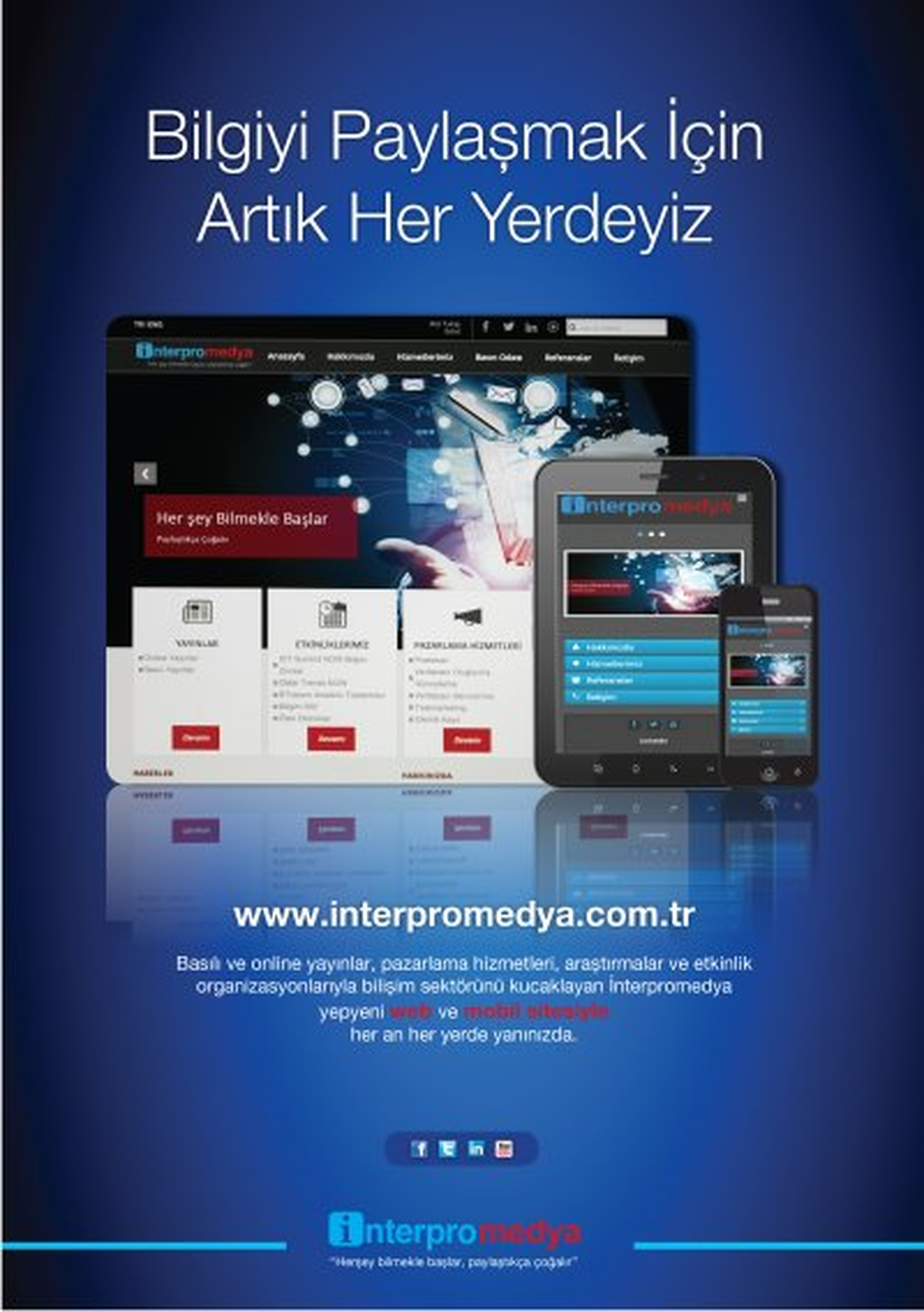 Yeni Web ve Mobil Sitesi İle İnterpromedya Heryerde