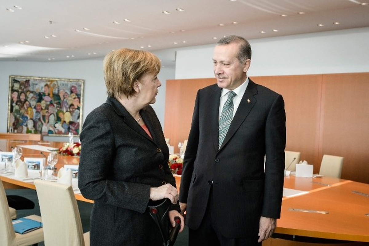 Başbakan Erdoğan Merkel ile Görüştü