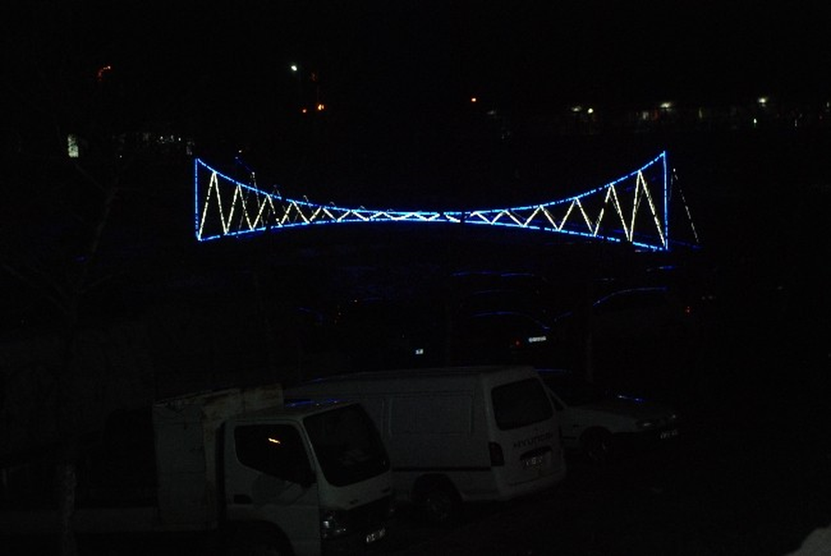 Biga\'ya Minyatür Boğaz Köprüsü