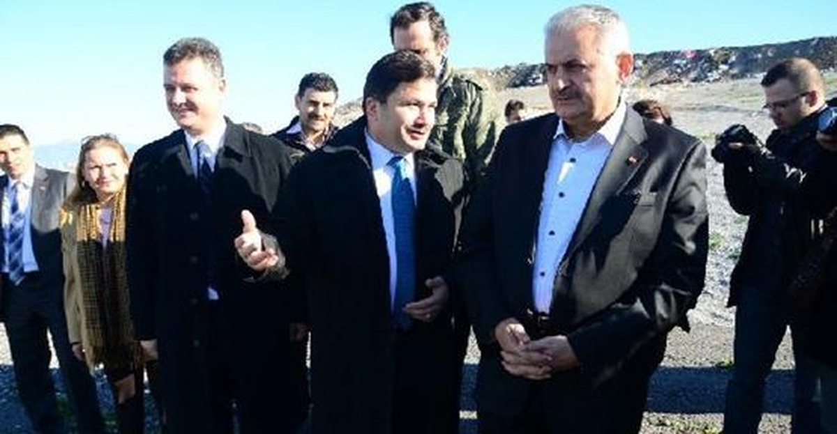 Binali Yıldırım, Harmandalı Çöp Depolama Alanını İnceledi