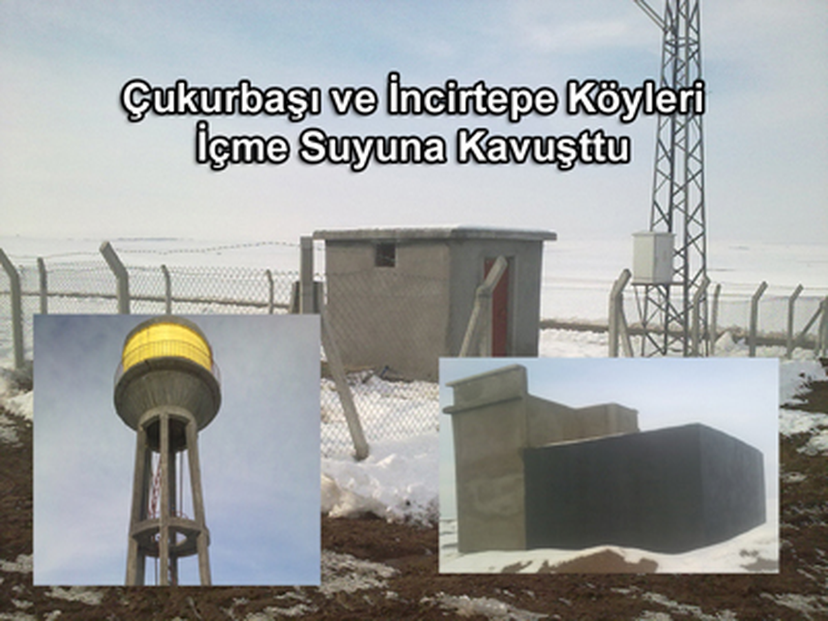 Çınar\'da Çukurbaşı, İncirtepe İçme Suyuna Kavuştu