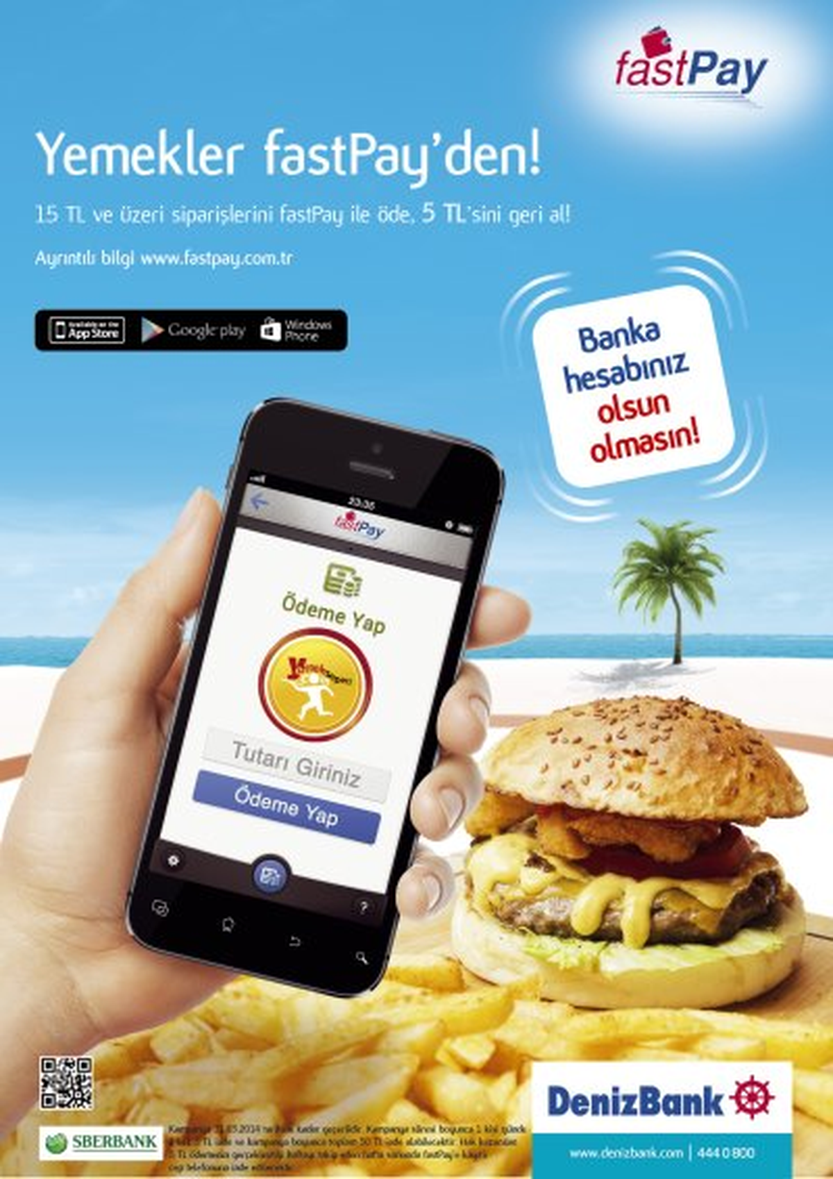 DenizBank ve Yemeksepeti İşbirliği Yaptı