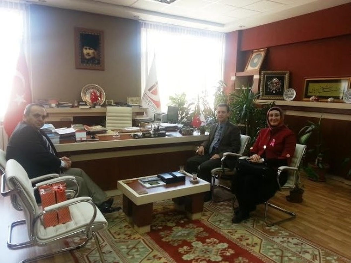 Dr. Yasin Yılmaz\'dan Rektör Prof. Dr. Azmi Özcan\'a Ziyaret