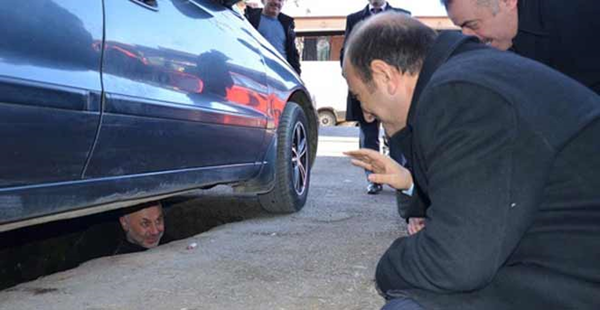 Esnaf Ziyaretinde İlginç Görüntü
