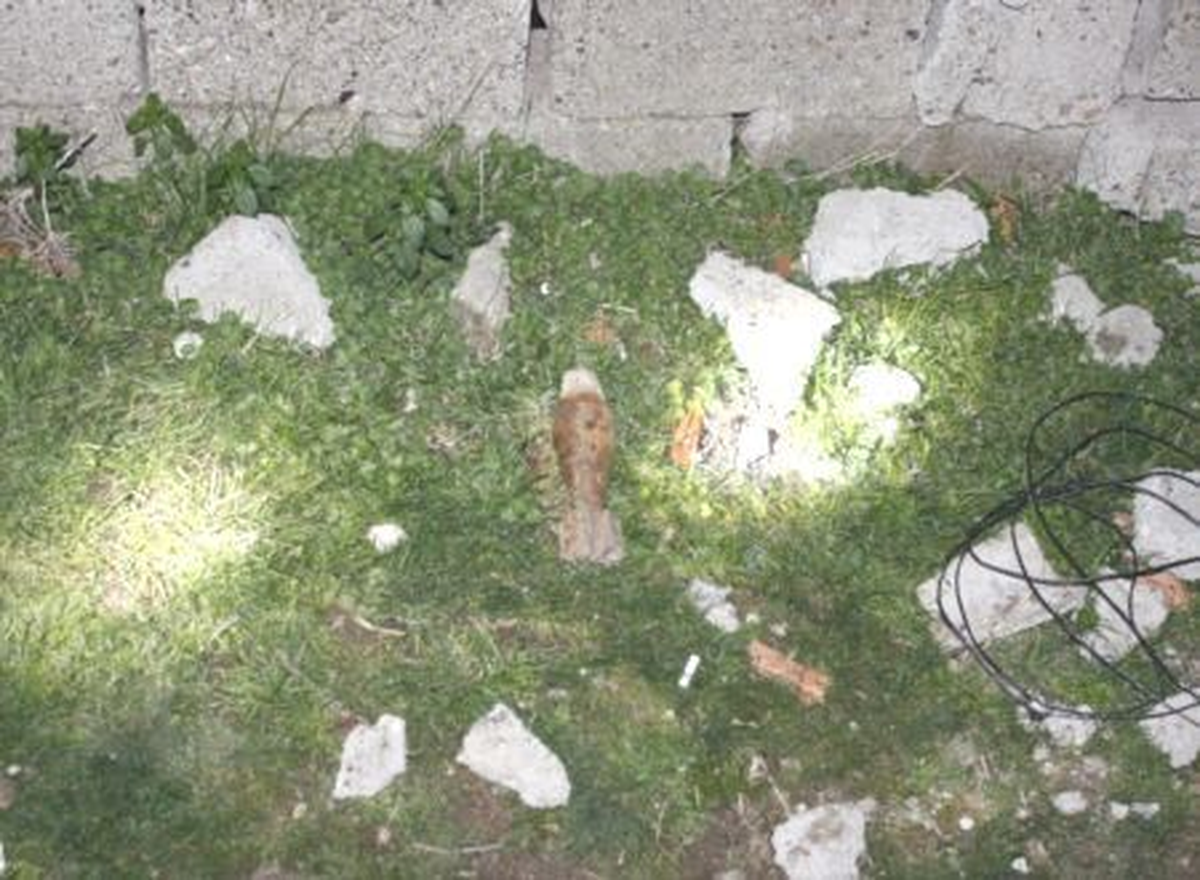 Ezine\'de Patlamamış Havan Mermisi Bulundu