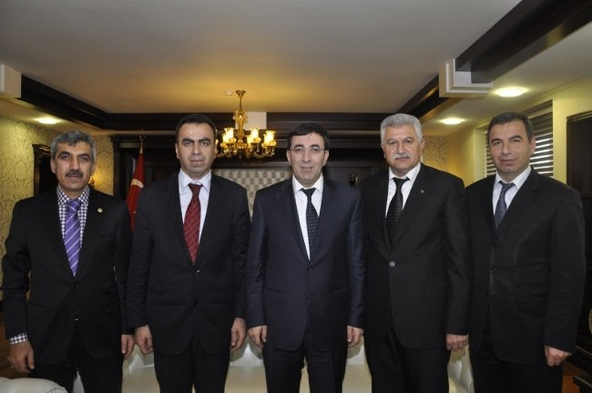 Kilis Heyeti, Kalkınma Bakanı Cevdet Yılmaz\'ı Ziyaret Etti