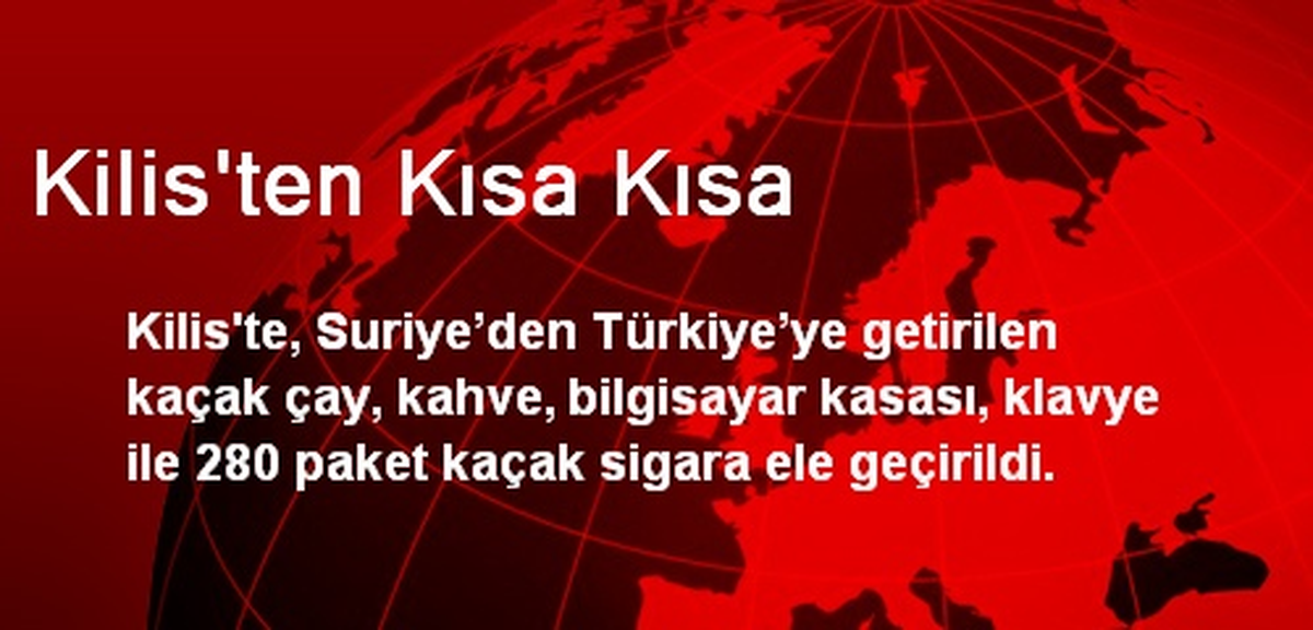 Kilis\'ten Kısa Kısa