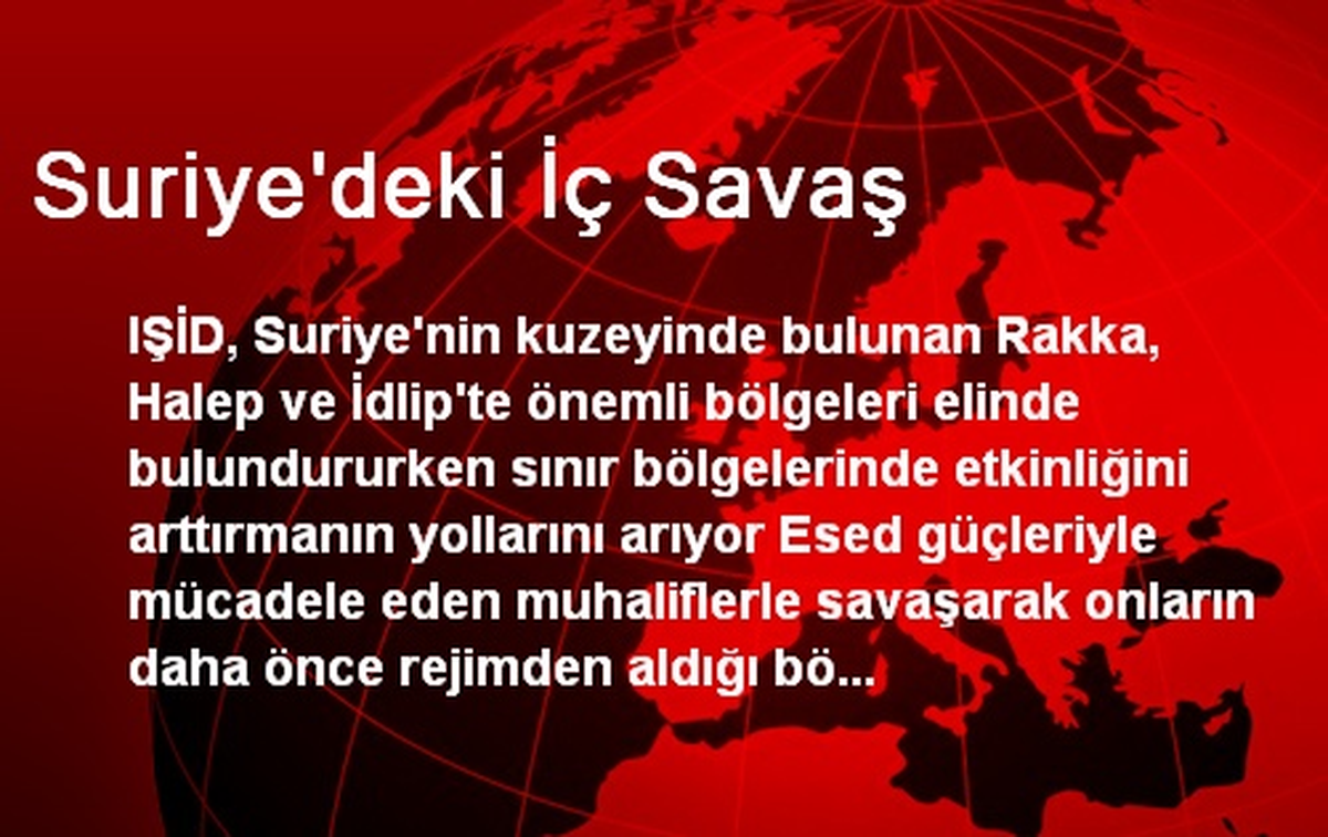 Suriye\'deki İç Savaş
