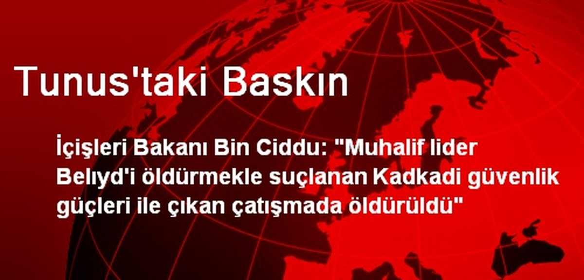"Kadkadi Güvenlik Güçleri ile Çıkan Çatışmada Öldürüldü"
