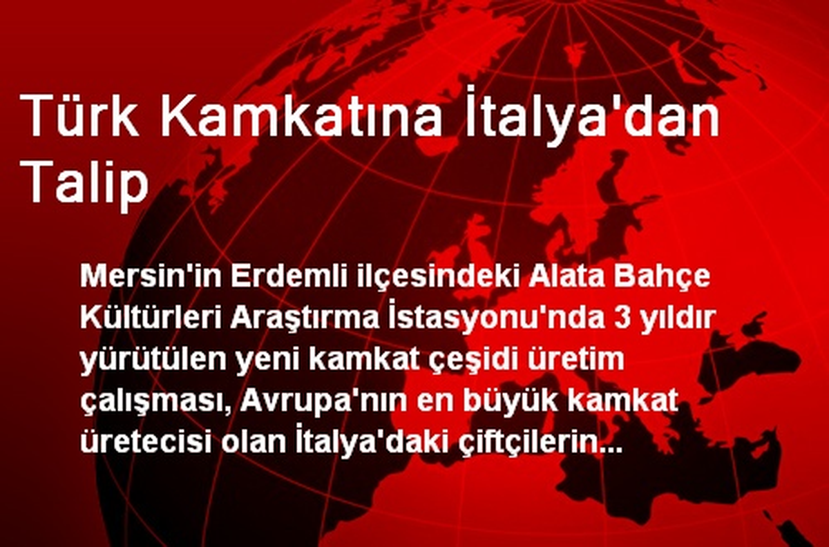 Türk Kamkatına İtalya\'dan Talip