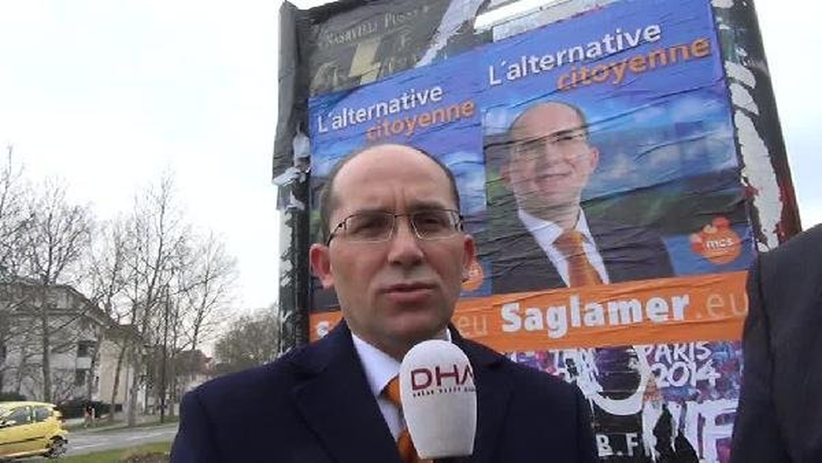 Tuncer Sağlamer Strazburg\'da Seçim İrtibat Bürosunu Açtı