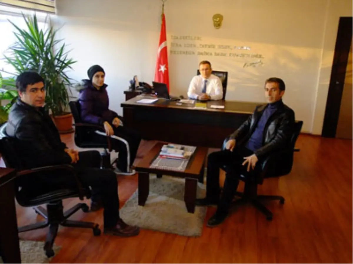 Türkiye Şampiyonu Kaymakam Demirelli'yi Ziyaret Etti