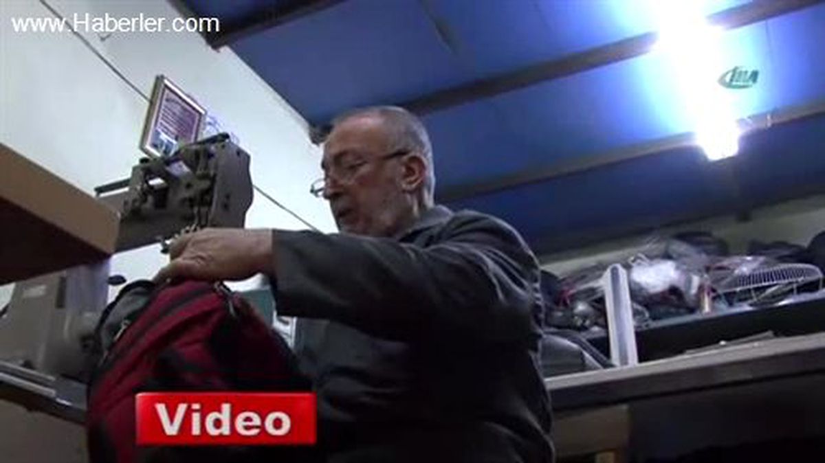 Gaziantep'te Yarım Asırdır Çanta Tamirciliği Yapıyor