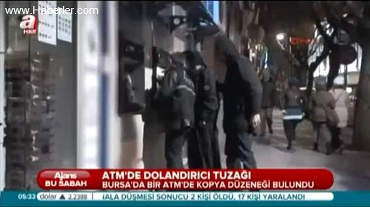 Bursa\'da Atm\'de Büyük Hırsızlık