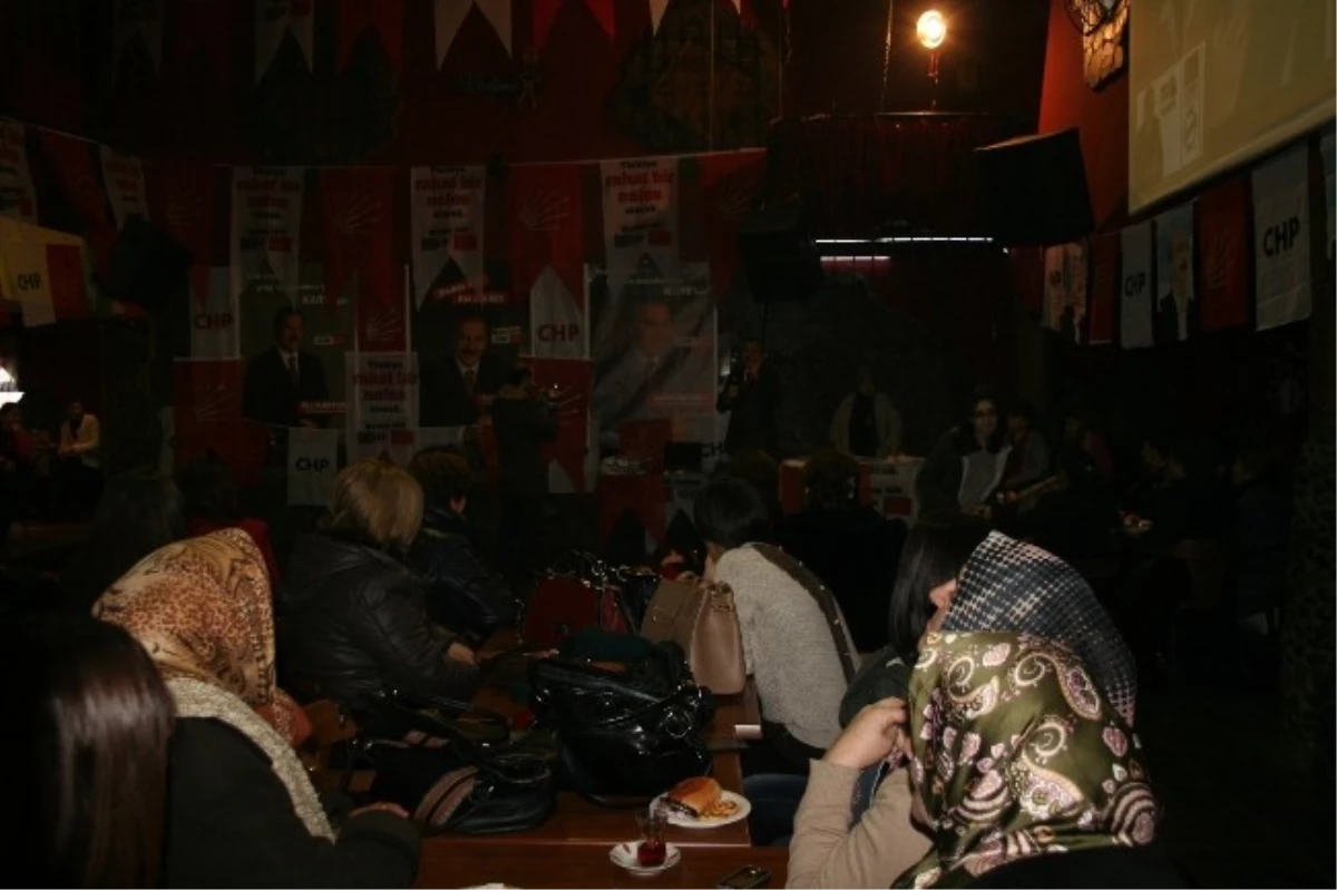 CHP Kars Belediye Başkan Adayı Kadınlarla Bir Araya Geldi