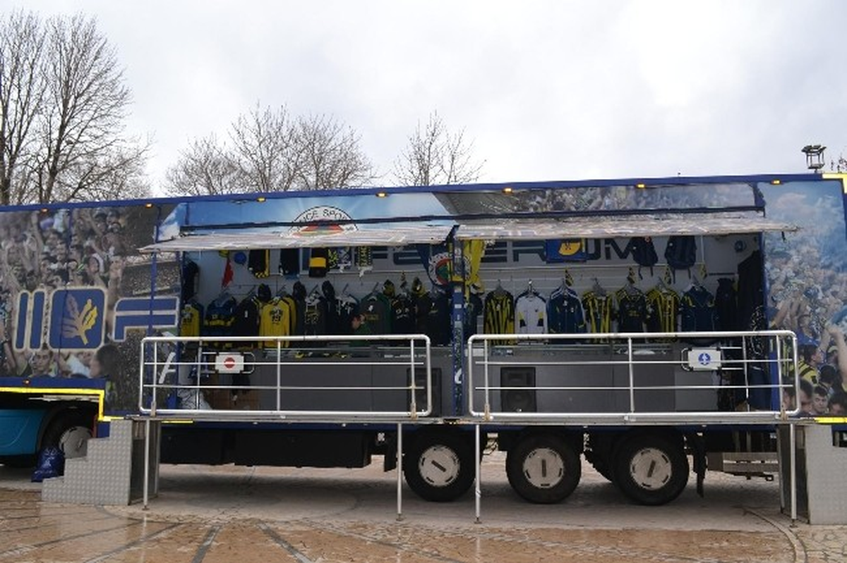 Fenerium Mobil Tır\'ı Keşan\'da