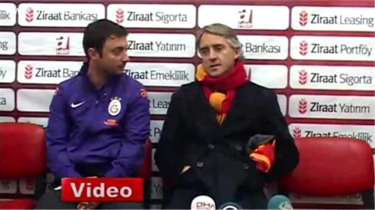 Mancini: \'İyi Oynayan Bir Galatasaray Vardı\'