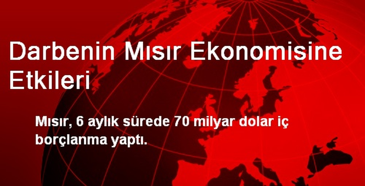 Darbenin Mısır Ekonomisine Etkileri
