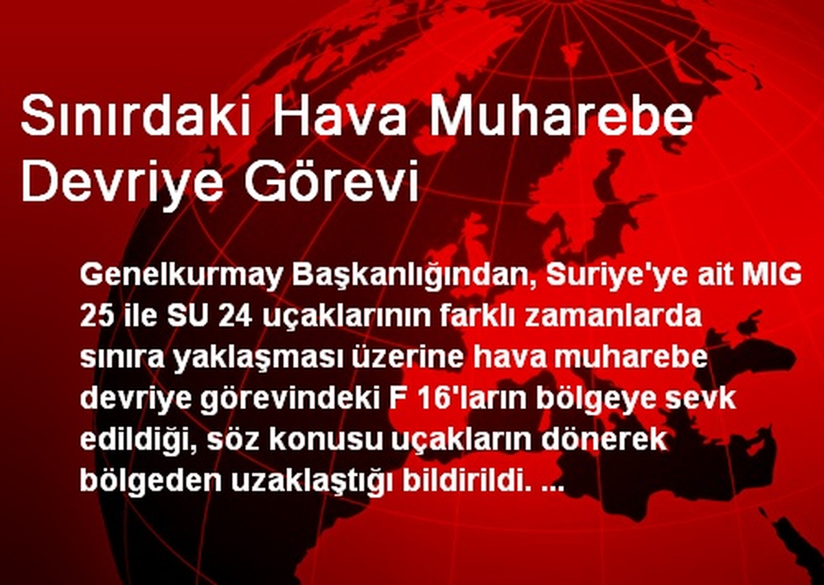 Sınırdaki Hava Muharebe Devriye Görevi