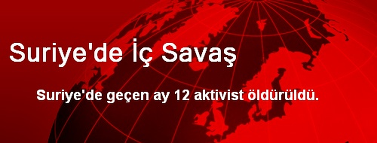 Suriye\'de İç Savaş