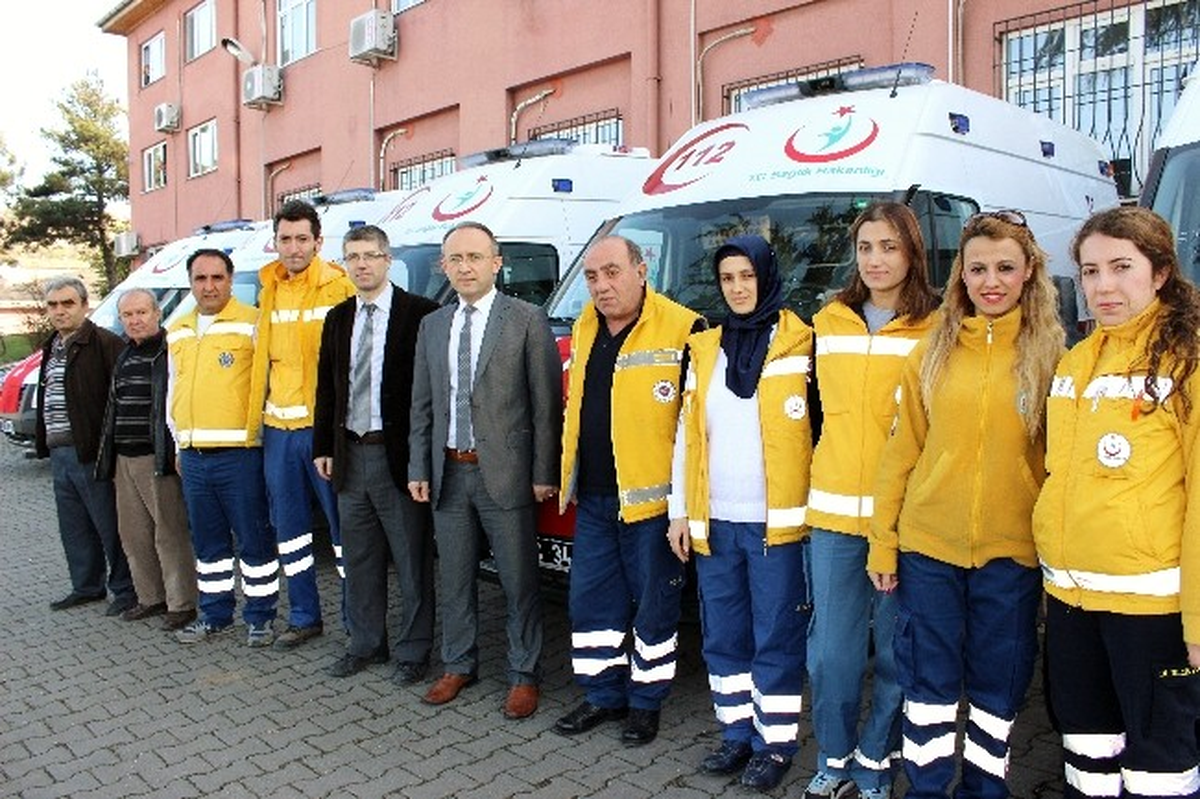 Yeni Ambulanslar Törenle Hizmete Girdi